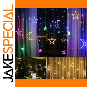 2.5M LED Curtain String Light with Shapes