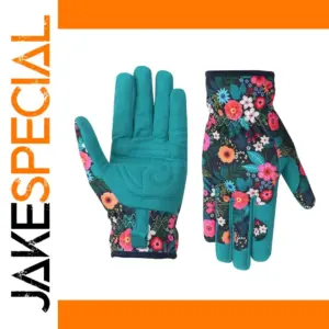Vibrant Floral Gardening Gloves for Women