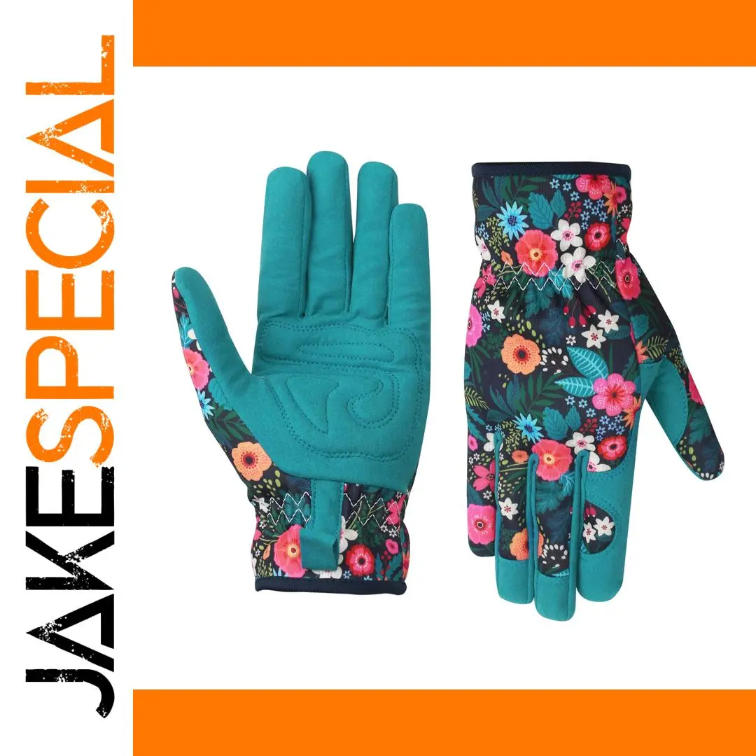 Vibrant Floral Gardening Gloves for Women 1 Vibrant Floral Gardening Gloves for Women