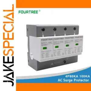 4-Pole Surge Protective Device 385V 420V 40-100KA