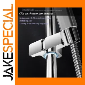 Modern Chrome Shower Head Holder for 18-25mm Pipes
