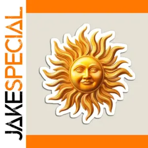 Cheerful Sun Magnet in Three Sizes