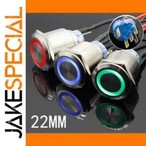 Stainless Steel Waterproof Push Button Switch