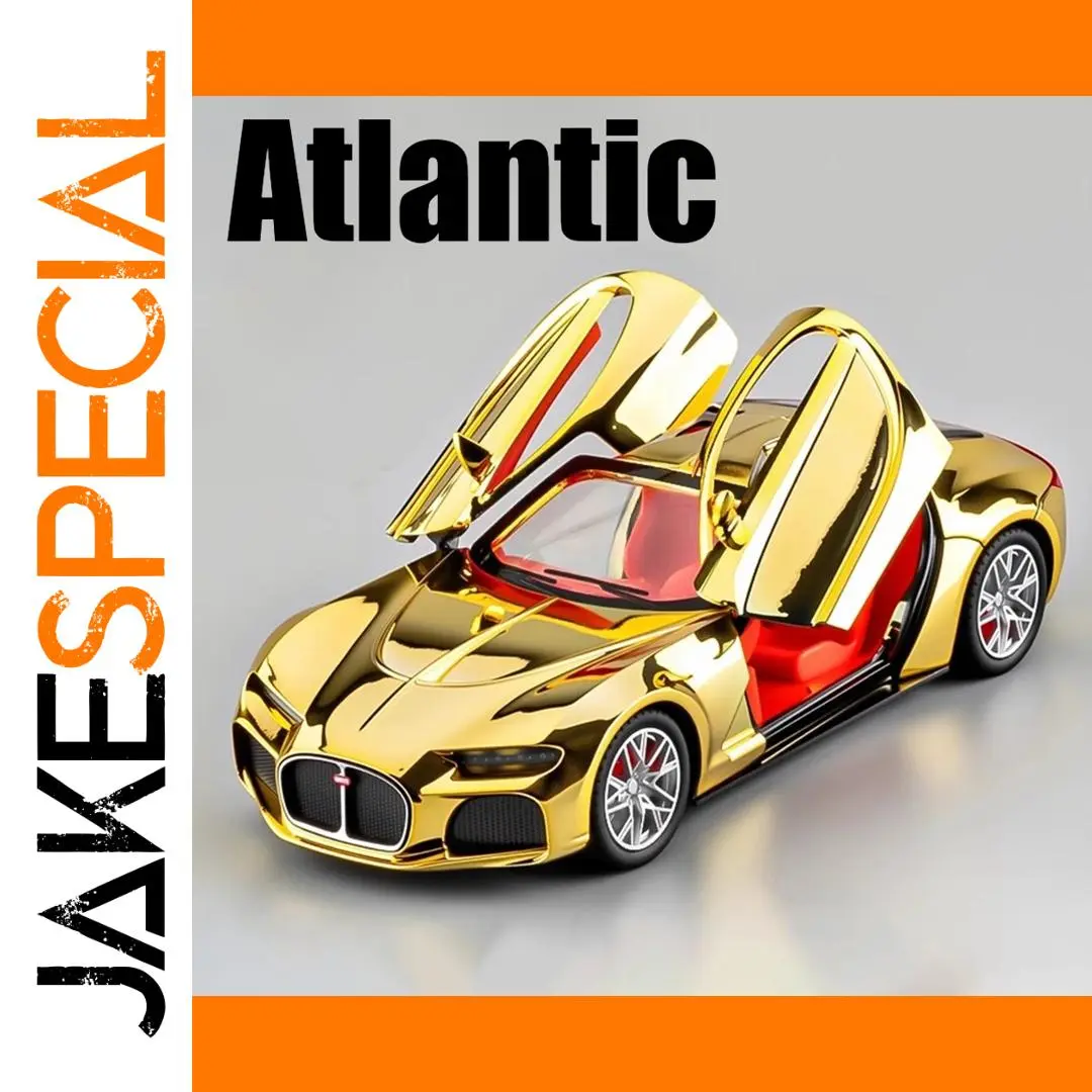 1:24 Atlantic Gold Diecast Sport Car Model 1 1:24 Atlantic Gold Diecast Sport Car Model