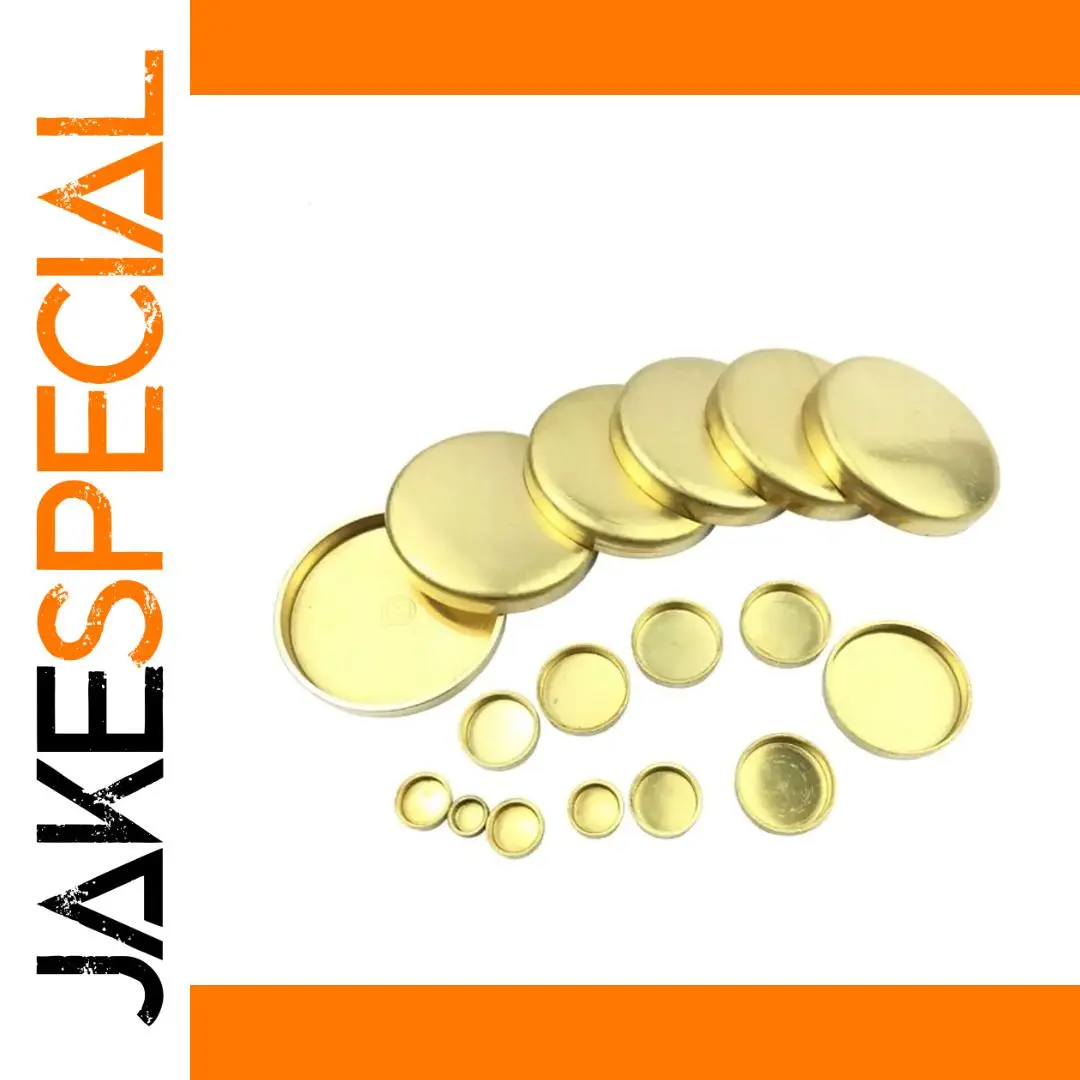 Brass Welding Seal End Cap for Pipes 8-75mm 1 Brass Welding Seal End Cap for Pipes 8-75mm