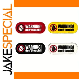 WARNING Tactical PVC Patch Badge