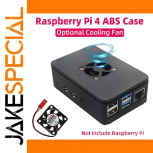 Black ABS Case for Raspberry Pi 4 Model B