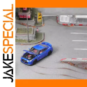 Blue GTR R35 Diecast Model 1:64 Scale