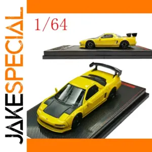 Vibrant Yellow Honda NSX NA1 Diecast Model