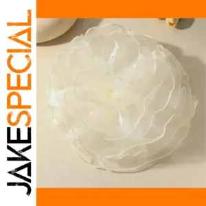 Oversized Mesh Flower Brooch – 27cm