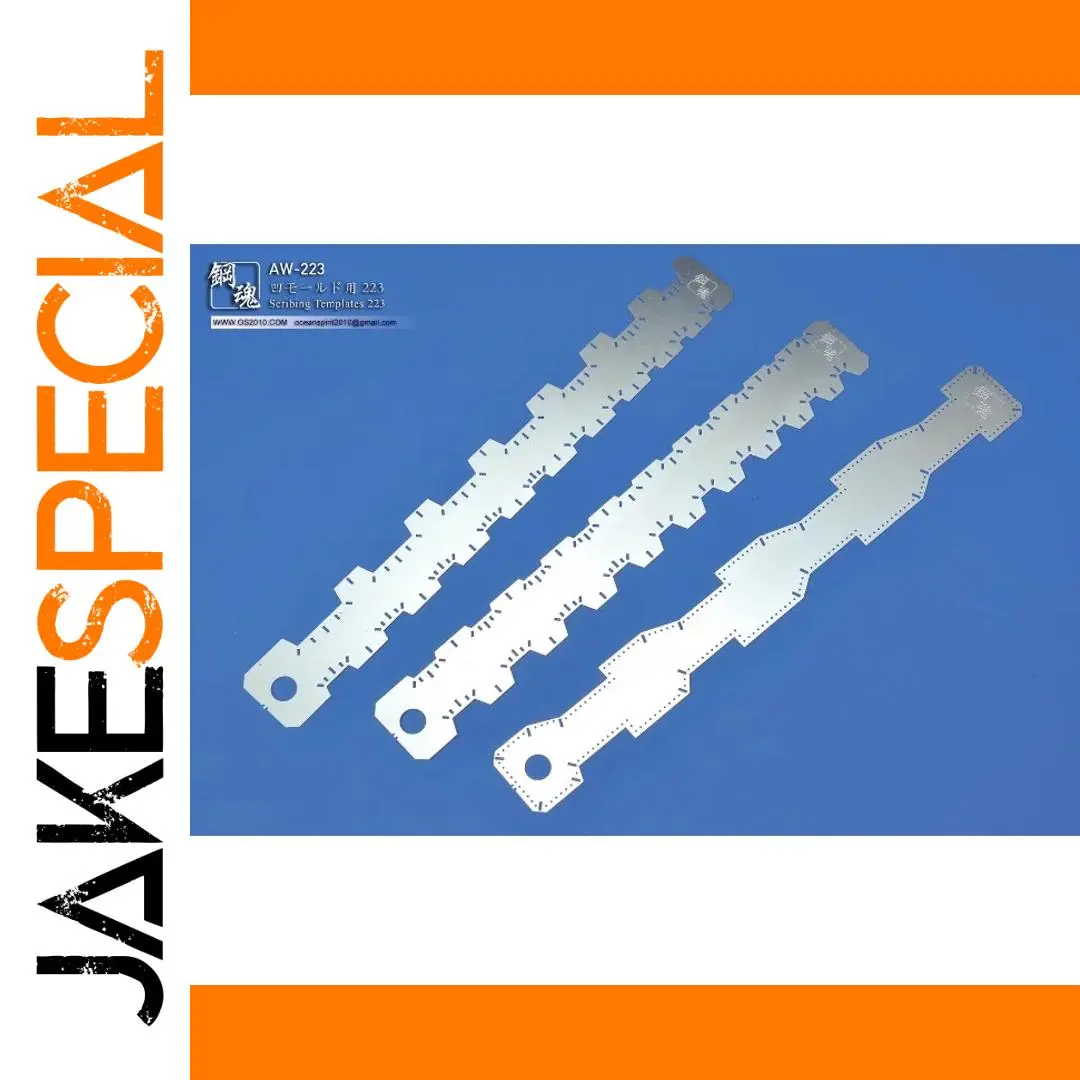 AW-223 Precision Metal Scribing Template for Models 1 AW-223 Precision Metal Scribing Template for Models
