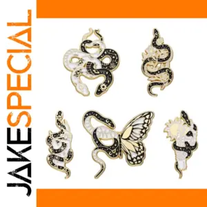 Dark Snake Series Vintage Brooch