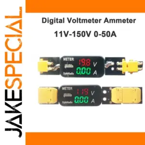 Digital Volt-Ammeter 11-150V, 50A with LCD