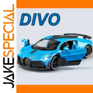 Blue 1:32 Scale Miniature Sports Car Model