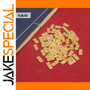 Miniature Gold Bars Set of 50 for Collectors