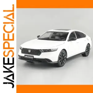 White 1:18 Honda Accord Diecast Model