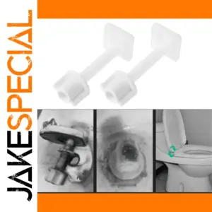 Plastic Toilet Cover Hinge Repair Screws Set