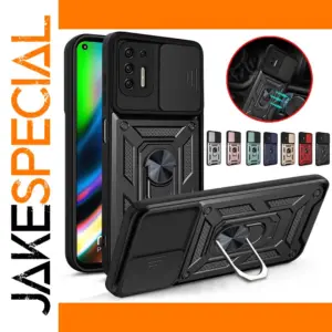 Rugged Motorola Phone Case with Ring Stand