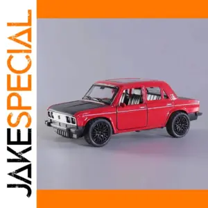 Classic Red Alloy Car Model for Collectors
