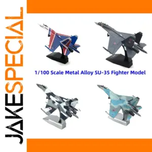 Russian Su-35 Fighter Jet Model, 1:100 Scale