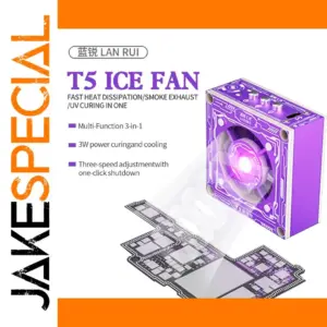 Purple Compact T5 Ice Condensing Fan for Repairs