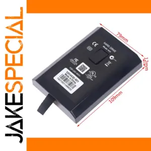 Black Xbox 360 250GB HDD Case