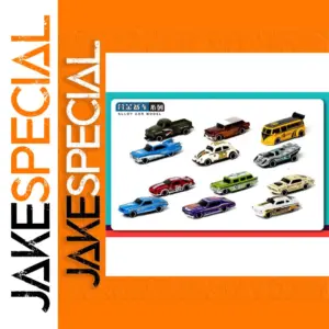 Vintage 1:64 Diecast Car Collection Set