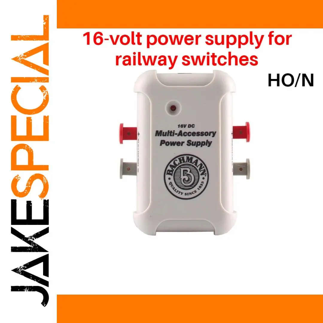 HO/N Model Train Power Supply 16V 1A Compact Bench 1 HO/N Model Train Power Supply 16V 1A Compact Bench