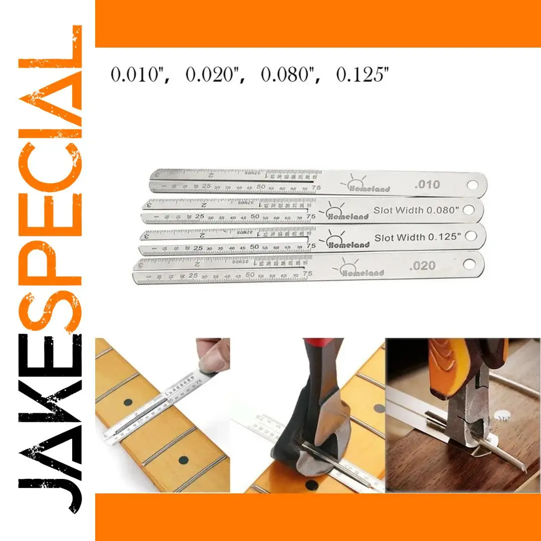 Stainless Steel Fretboard Protector Set 1 Stainless Steel Fretboard Protector Set