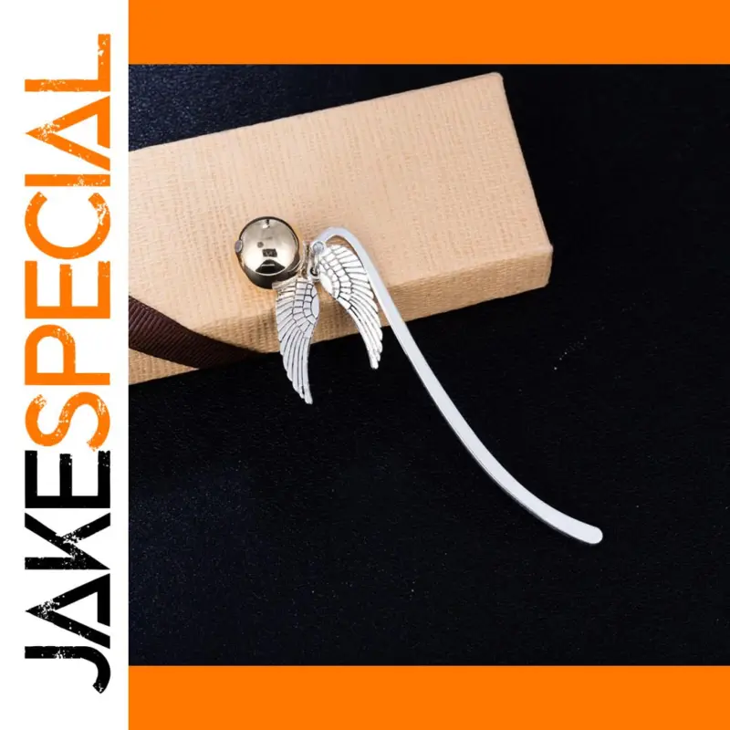 The Winged Snitch Metal Bookmark: A Fusion of Elegance and Fantasy 1 7185f005759e4e9393c11726 product image