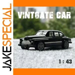 Vintage Diecast Car Model 1:43 Scale Black