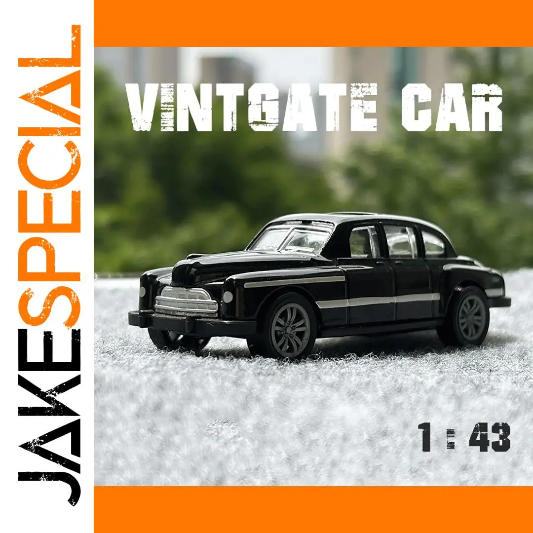 Vintage Diecast Car Model 1:43 Scale Black 1 Vintage Diecast Car Model 1:43 Scale Black