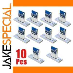 Waterproof USB Type-C Connectors Set of 10