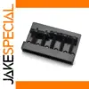 Vintage 5-String Bass Bridge in Black or Chrome