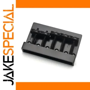 Vintage 5-String Bass Bridge in Black or Chrome