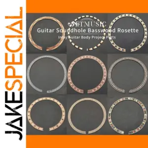 Guitar Rosette Inlay Set with Intricate Designs