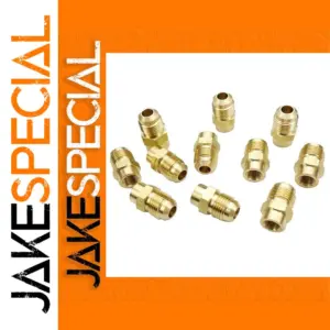 Brass 1/8-Inch NPT Fitting with SAE Flare