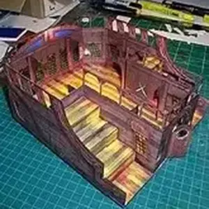 Detailed Pirate Ship Paper Model Kit 11 722b72b416ad47f591031b2d upscaled
