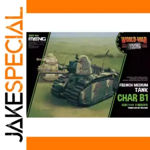 Whimsical French Char B1 Tank Model Kit