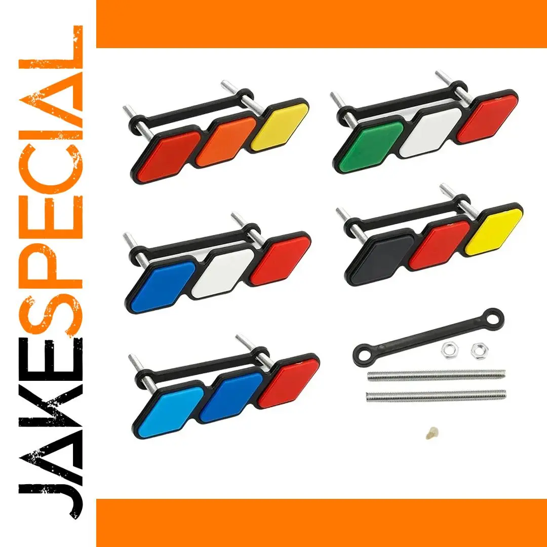 Patriotic Flag Emblem for Vehicle Grille 1 Patriotic Flag Emblem for Vehicle Grille