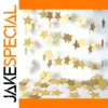 Colorful 4m Paper Star Garland for Decor