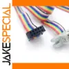Colorful 10-Pin PLC Extension Cable, 0.5m-2m