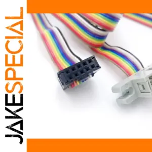 Colorful 10-Pin PLC Extension Cable, 0.5m-2m