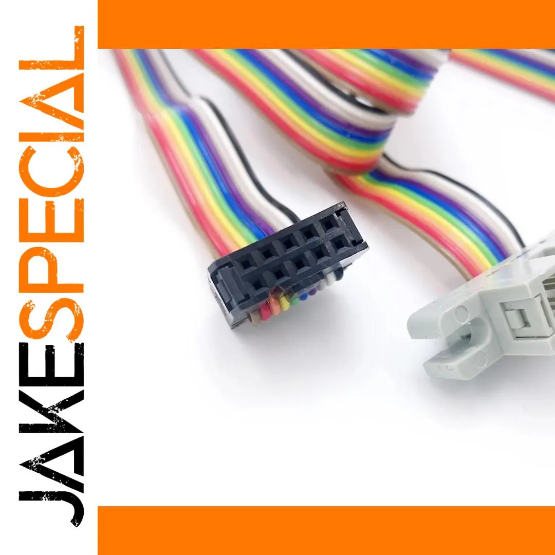 Colorful 10-Pin PLC Extension Cable, 0.5m-2m 1 Colorful 10-Pin PLC Extension Cable, 0.5m-2m