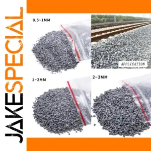 HO/N/OO Scale Model Railway Ballast in Three Sizes