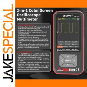 ZT-701 Portable Digital Oscilloscope and Multimeter
