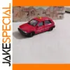 Red Tianjin Xiali Taxi Model 1/64 Scale