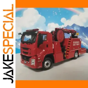 JIEDA FIRE Isuzu Fire Rescue Model 1:43 Scale