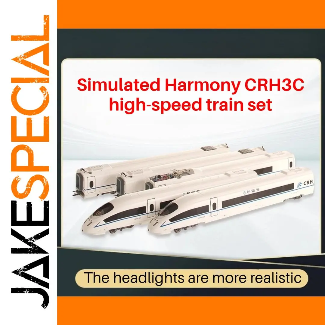 HO 1/87 CRH3C Harmony High-Speed Model Train Set 1 HO 1/87 CRH3C Harmony High-Speed Model Train Set