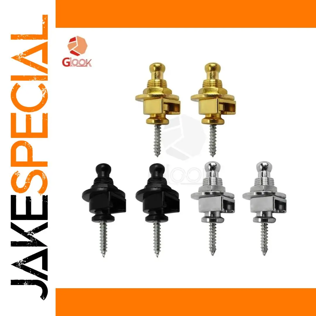 Durable Guitar Strap Buckle Nails Set 1 Durable Guitar Strap Buckle Nails Set